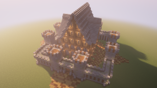 image of NotBlackhawk's Castle Mega Base(No Interior) by XBlackhawk7764 Minecraft litematic